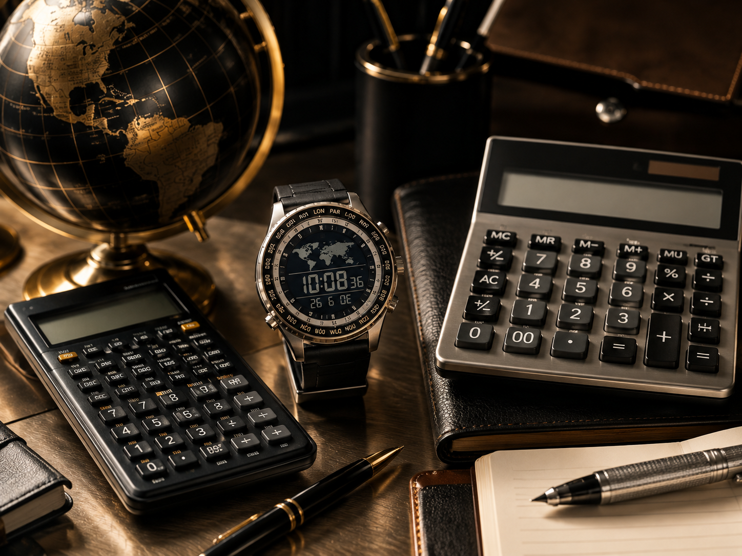 CALCULATORS & WORLD TIMERS