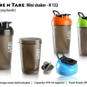 Shake n Take: Mini shaker with Handle (with box)